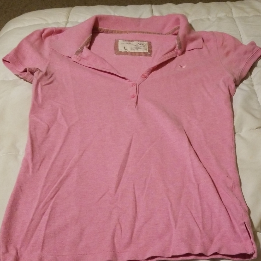 Pink aeropostale polo